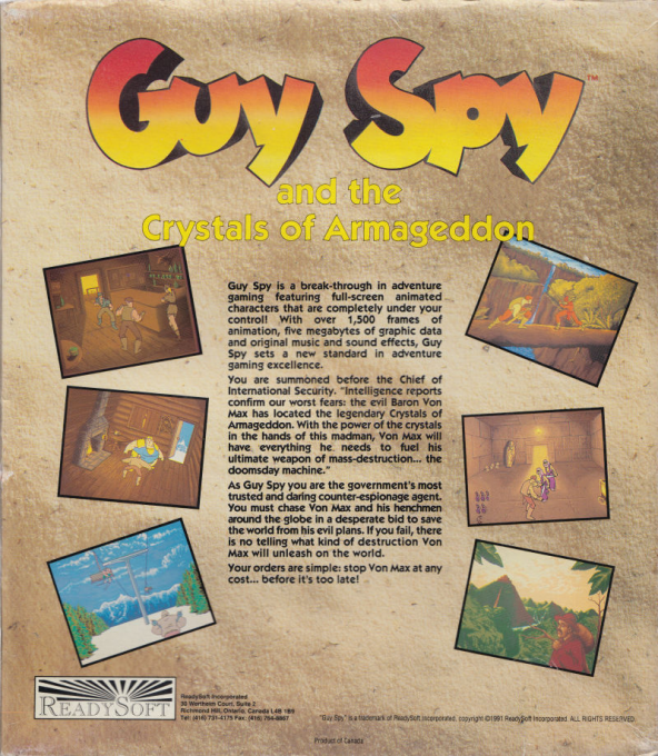 Guy Spy And The Crystals Of Armageddon — box-2D-back (US)