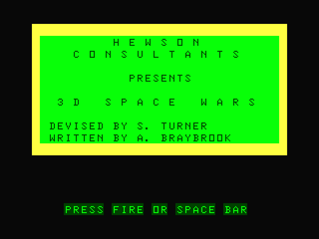 3D Space Wars — sstitle (WOR)