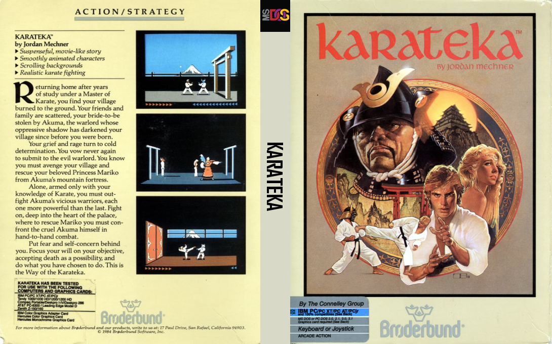 Karateka — box-texture (US)