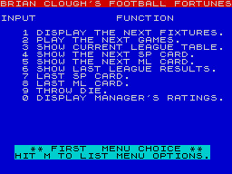 Brian Clough's Football Fortunes — ss (WOR)