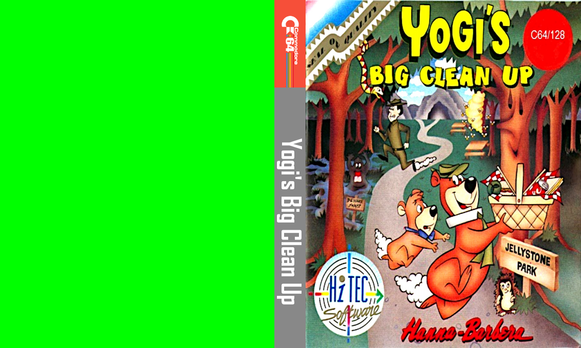Yogi's Big Clean Up — box-texture (EU)
