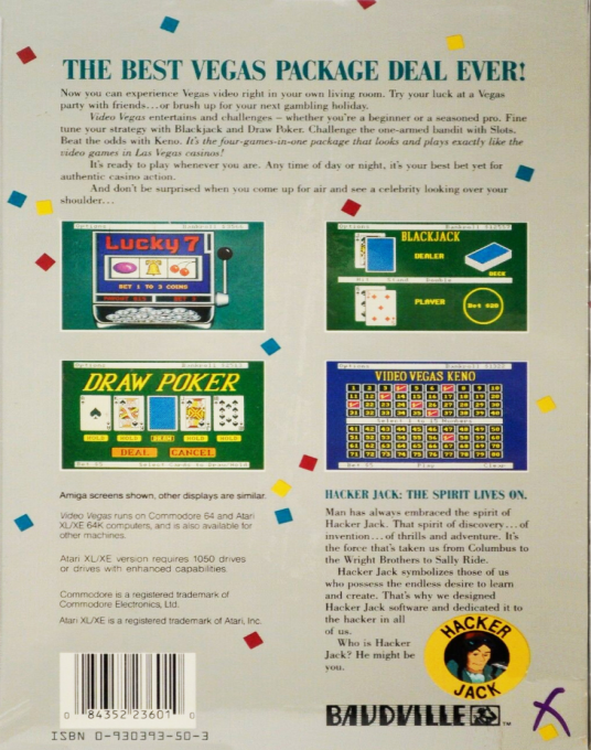 Video Vegas — box-2D-back (US)