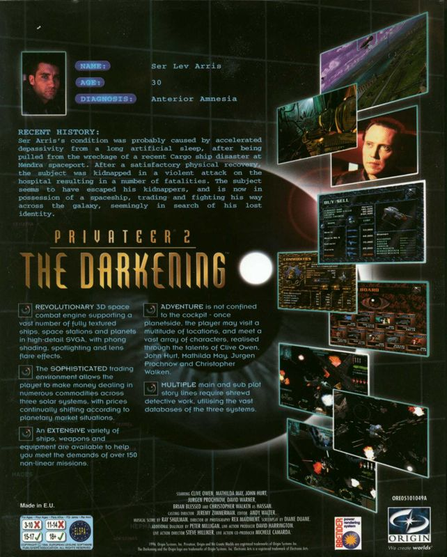 Privateer 2 The Darkening — box-2D-back (EU)