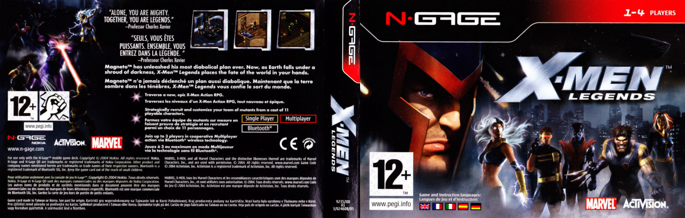 X-Men Legends — box-texture (EU)