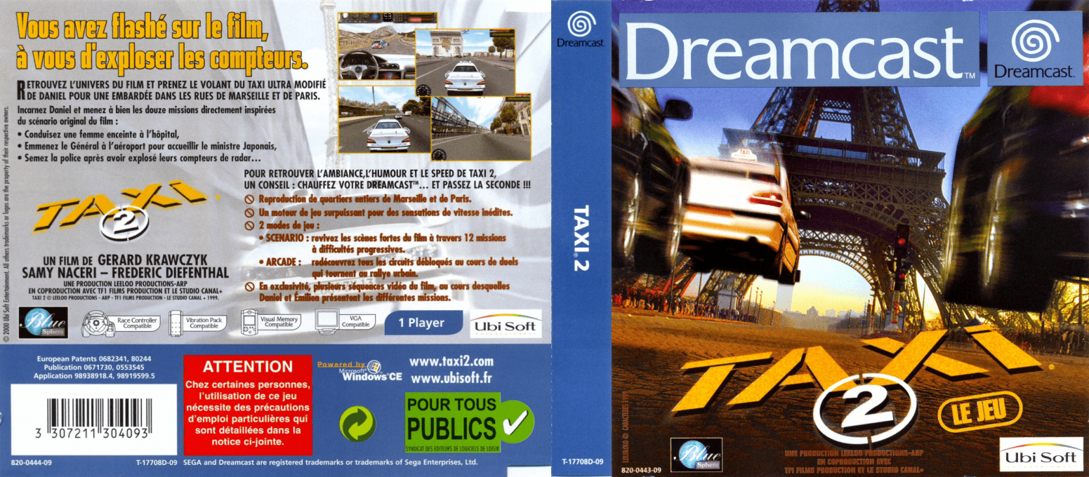 Taxi 2 - Le Jeu — box-texture (FR)