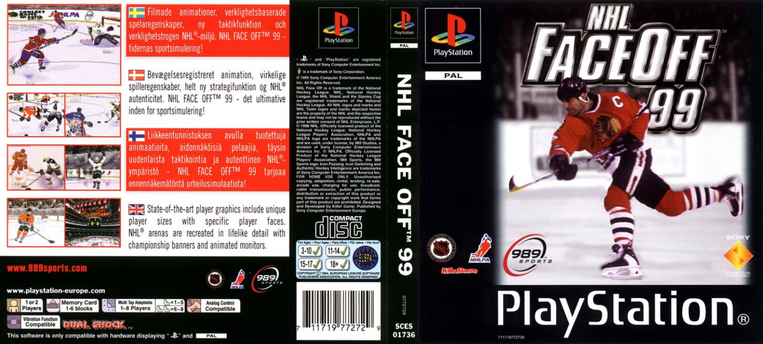 NHL FaceOff 99 — box-texture (EU)