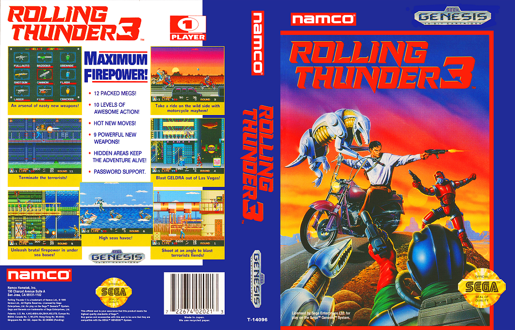 Rolling Thunder 3 — box-texture (US)