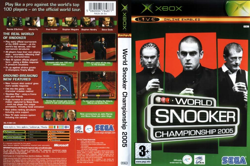 World Snooker Championship 2005 — box-texture (EU)