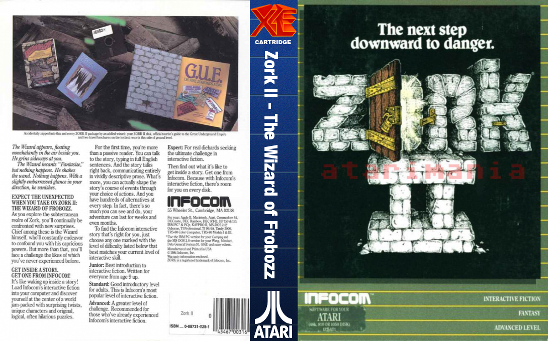 Zork 2 - The Wizard Of Frobozz — box-texture (US)