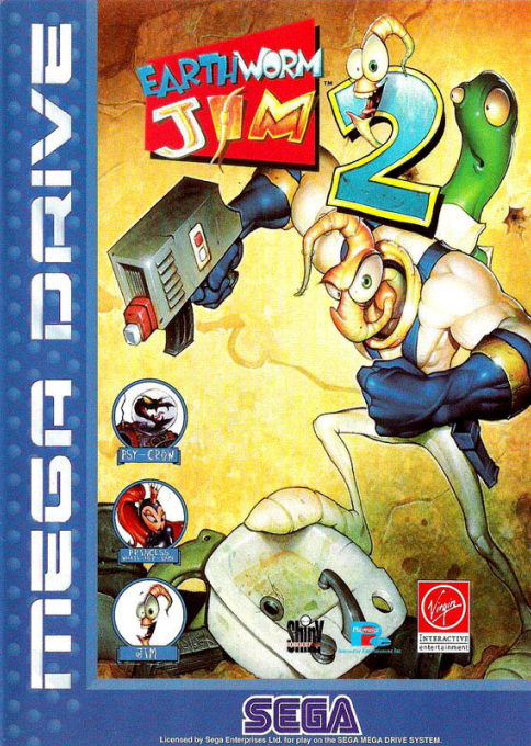 Earthworm Jim 2 — box-2D (EU)