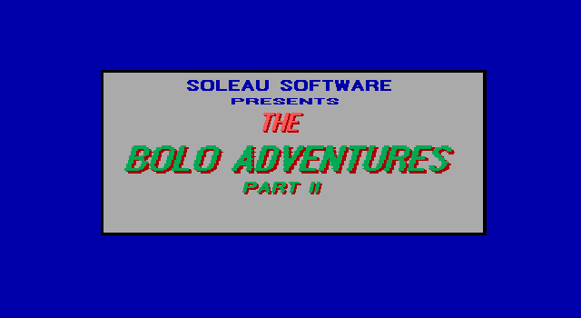 Bolo Adventures II box art