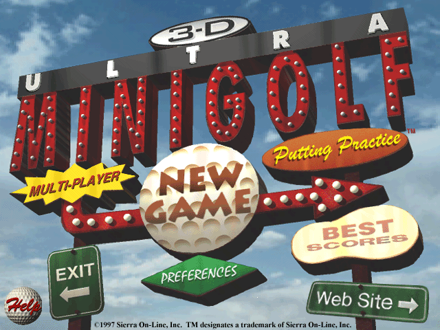 3-D Ultra Minigolf — sstitle (WOR)