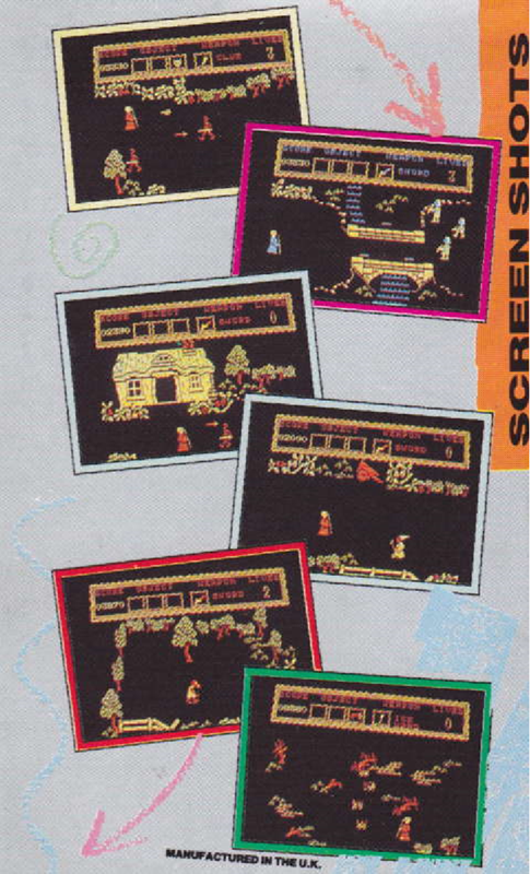 Curse Of Sherwood, The — box-2D-back (EU)