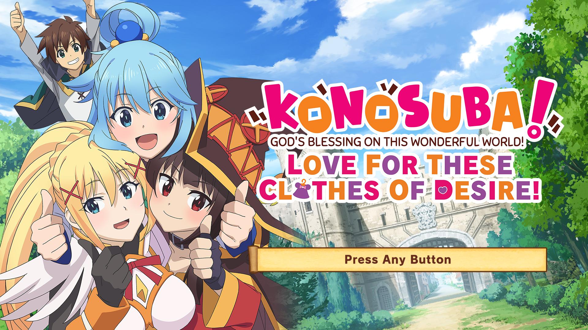 KonoSuba - God's Blessing on this Wonderful World! Love for this Tempting Attire — sstitle (US)