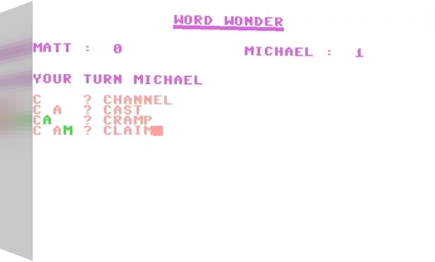 Word Wonder — box-3D (WOR)