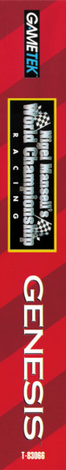 Nigel Mansell's World Championship Racing — box-2D-side (US)