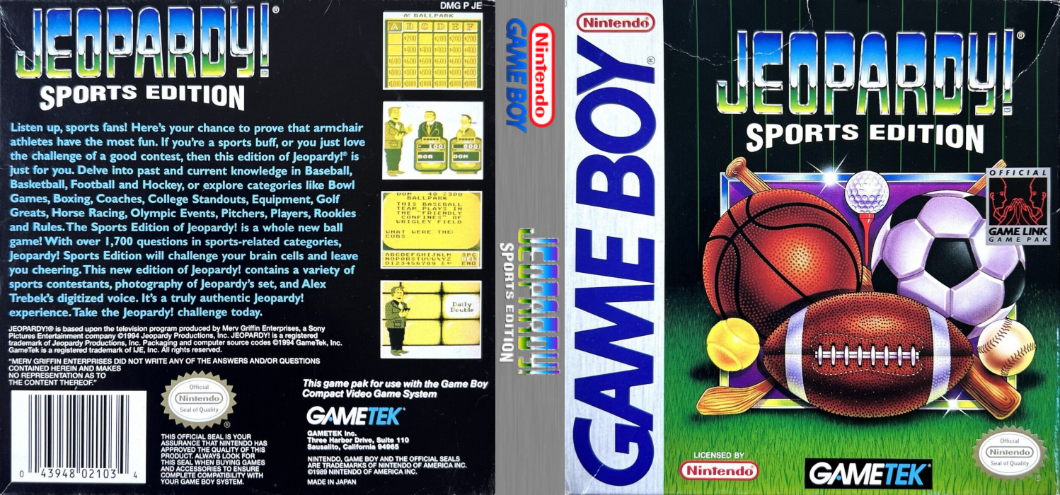 Jeopardy! - Sports Edition — box-texture (US)