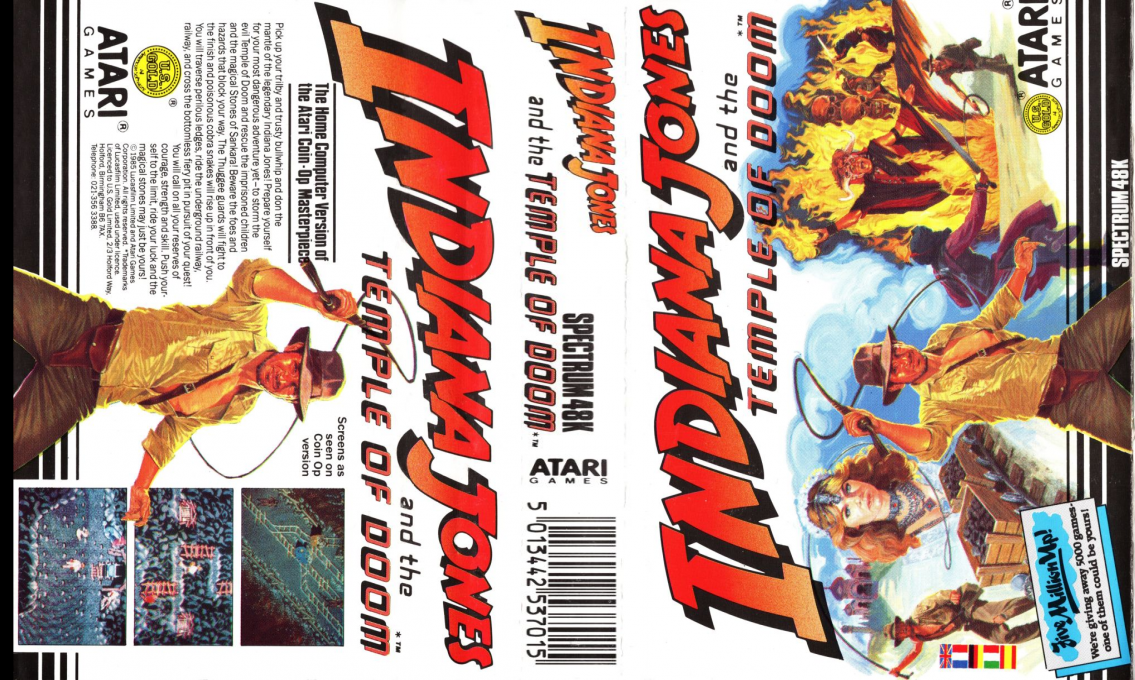 Indiana Jones And The Temple Of Doom — box-texture (EU)