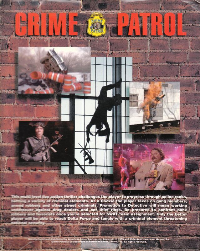 Crime Patrol — box-2D-back (US)