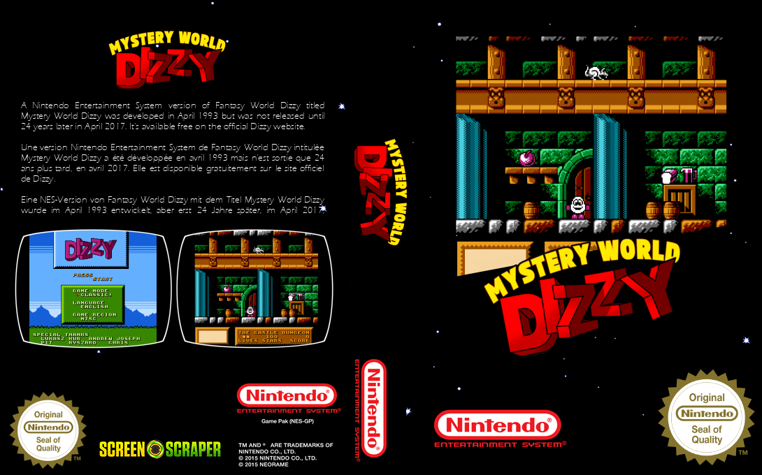 Mystery World Dizzy — box-texture (SS)