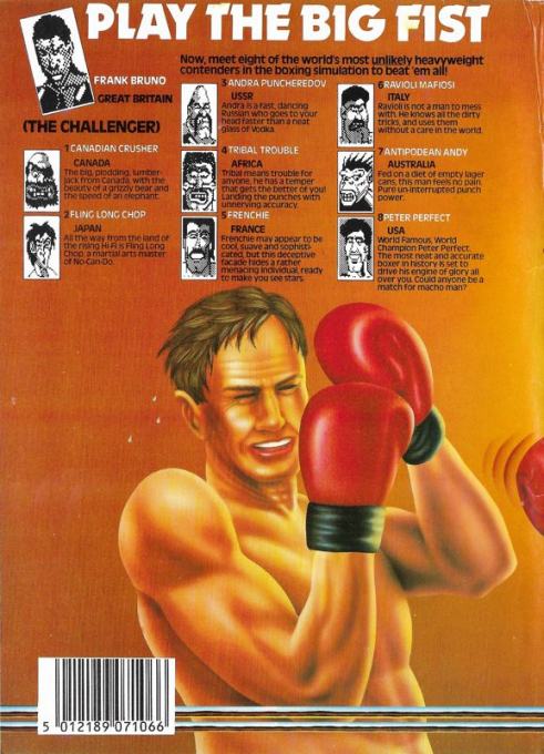 Frank Bruno's Boxing — box-2D-back (EU)