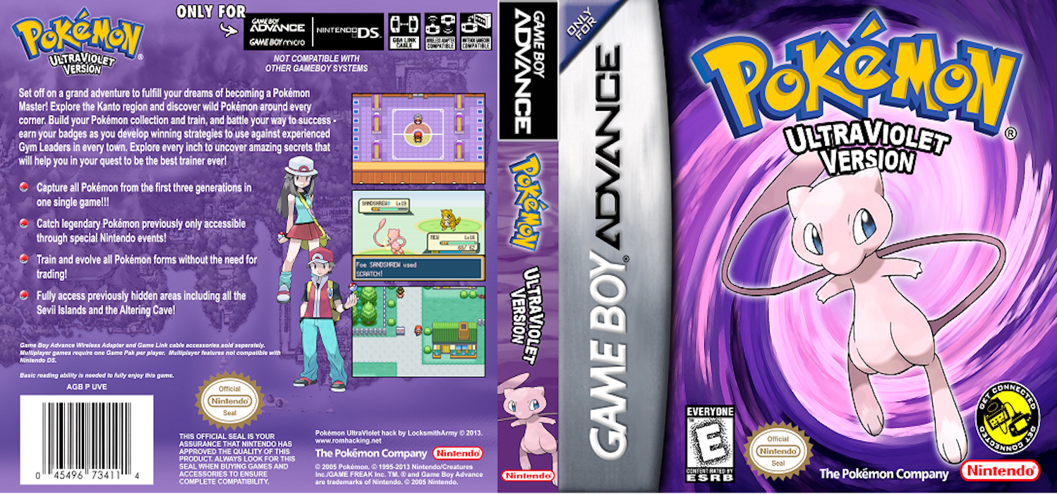 Pokémon UltraViolet Version — box-texture (US)