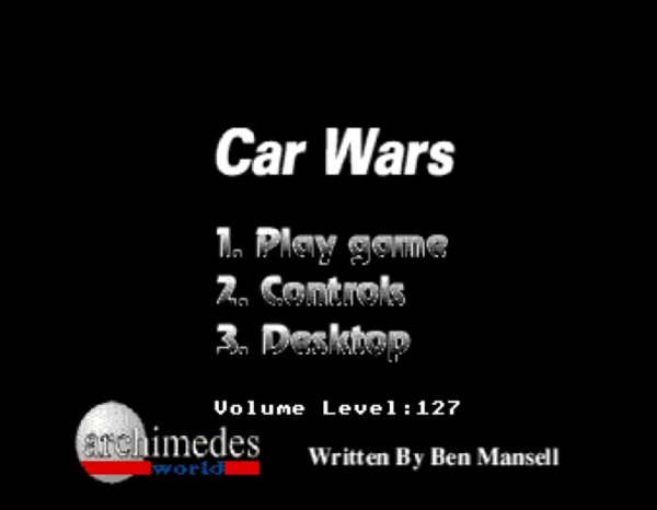 Car Wars — sstitle (WOR)
