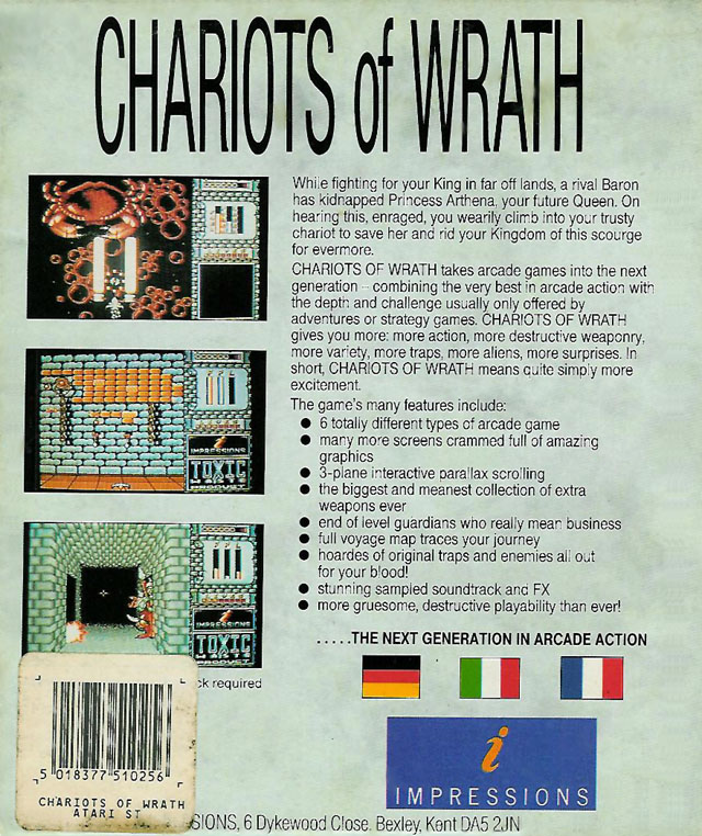 Chariots Of Wrath — box-2D-back (EU)