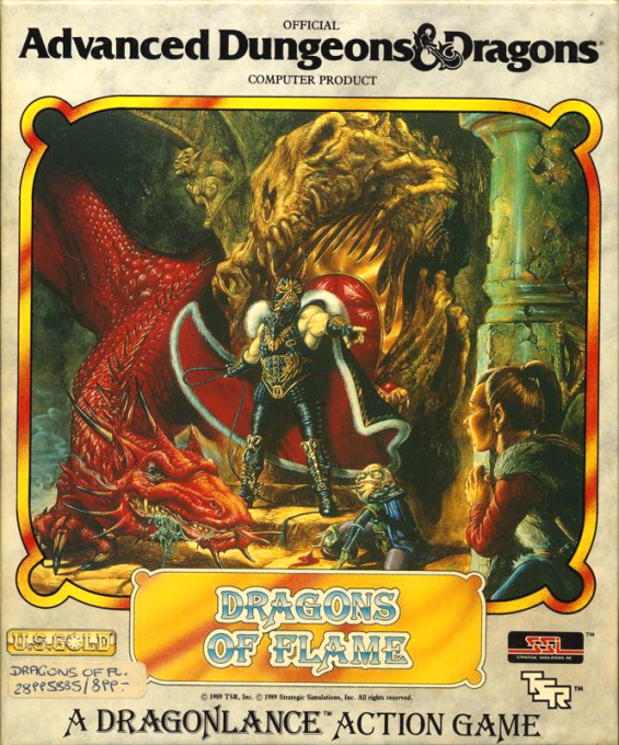 Dragons Of Flame — box-2D (EU)