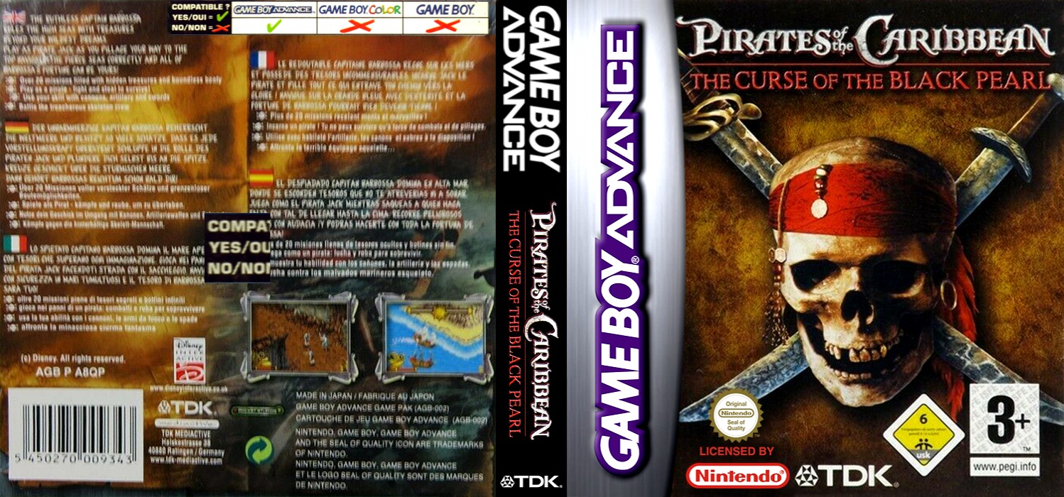 Pirates Of The Caribbean - The Curse Of The Black Pearl — box-texture (EU)