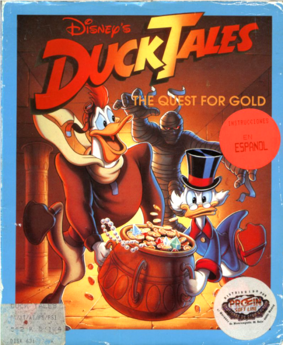 Disney's Duck Tales - The Quest For Gold — box-2D (SP)