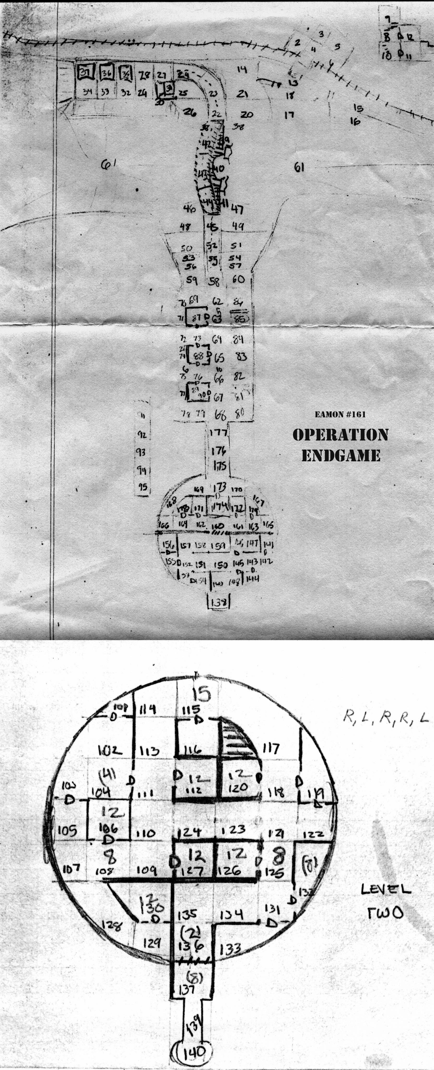Eamon 161 - Operation Endgame — maps