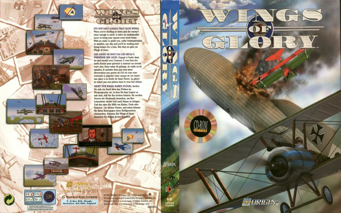 Wings Of Glory — box-texture (EU)