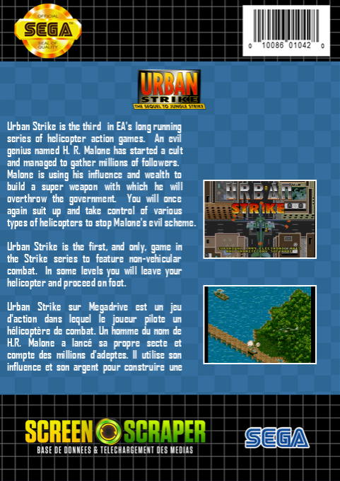 Urban Strike — box-2D-back (SS)