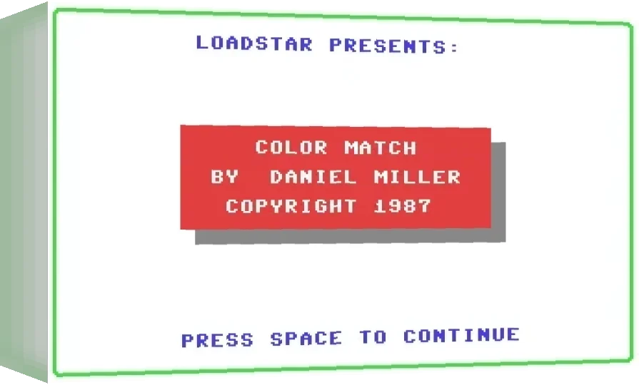 Color Match — box-3D (WOR)