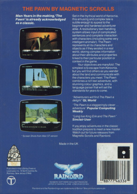 Pawn, The — box-2D-back (EU)