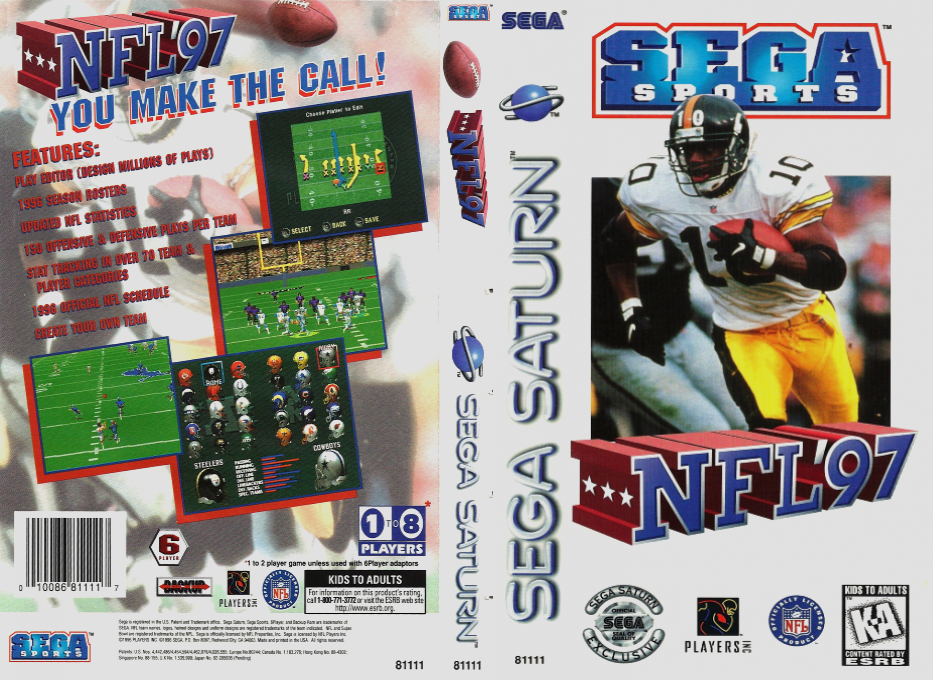 NFL '97 — box-texture (US)