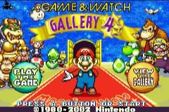 Game & Watch Gallery Advance — sstitle (US)