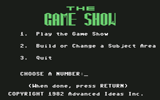The Game Show — sstitle (WOR)