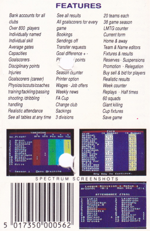 Football Champions — box-2D-back (EU)