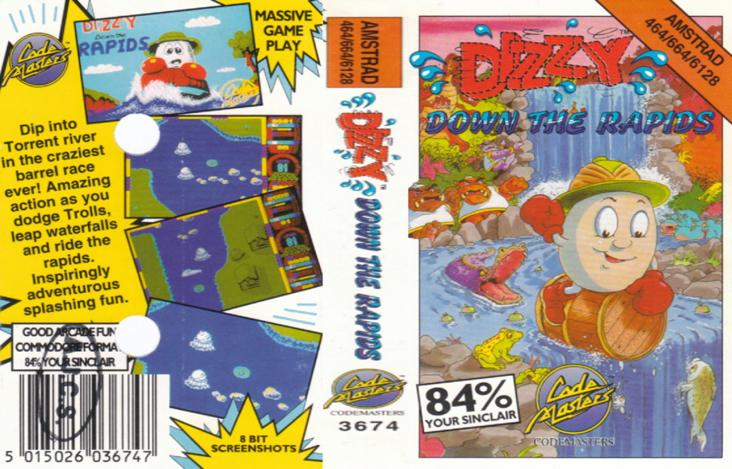 Dizzy - Down The Rapids — box-texture (EU)