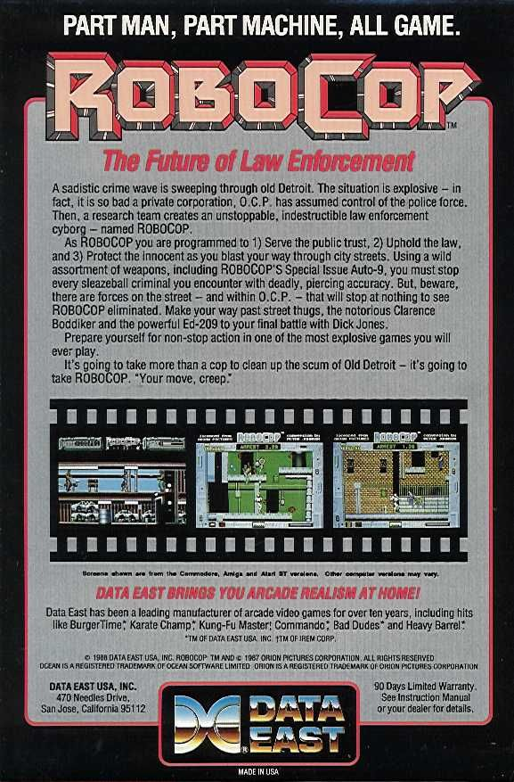 Robocop — box-2D-back (WOR)