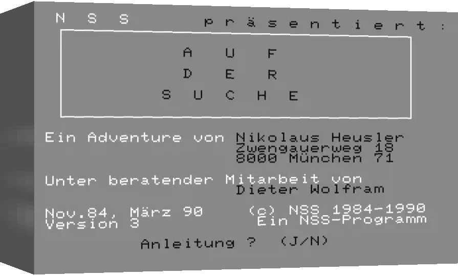 Auf Der Suche — box-3D (WOR)