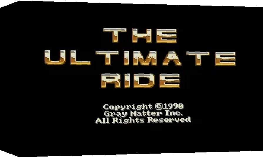 Ultimate Ride, The — box-3D (WOR)