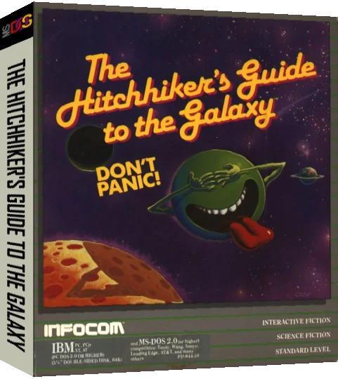 Hitchhiker's Guide to the Galaxy, The — box-3D (US)