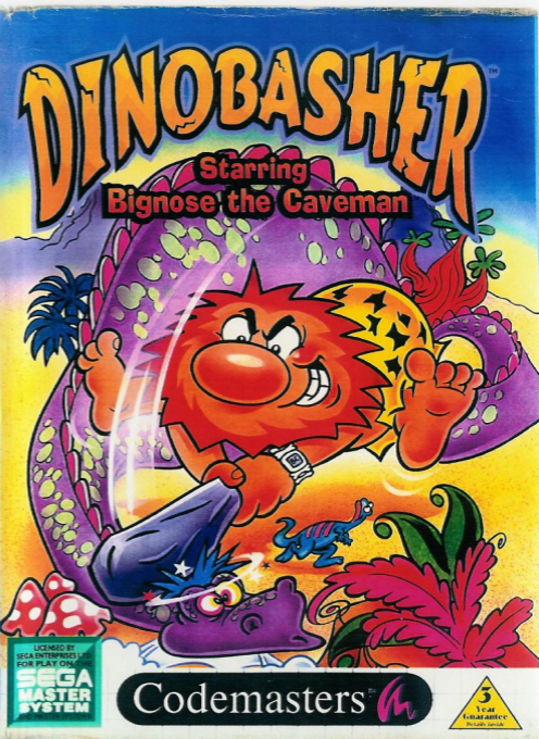 Dinobasher Starring Bignose the Caveman box art
