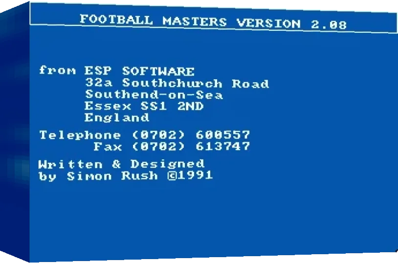 Football Masters — box-3D (EU)