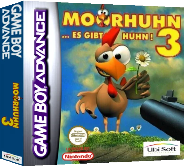 Moorhen 3 - The Chicken Chase! — box-3D (EU)