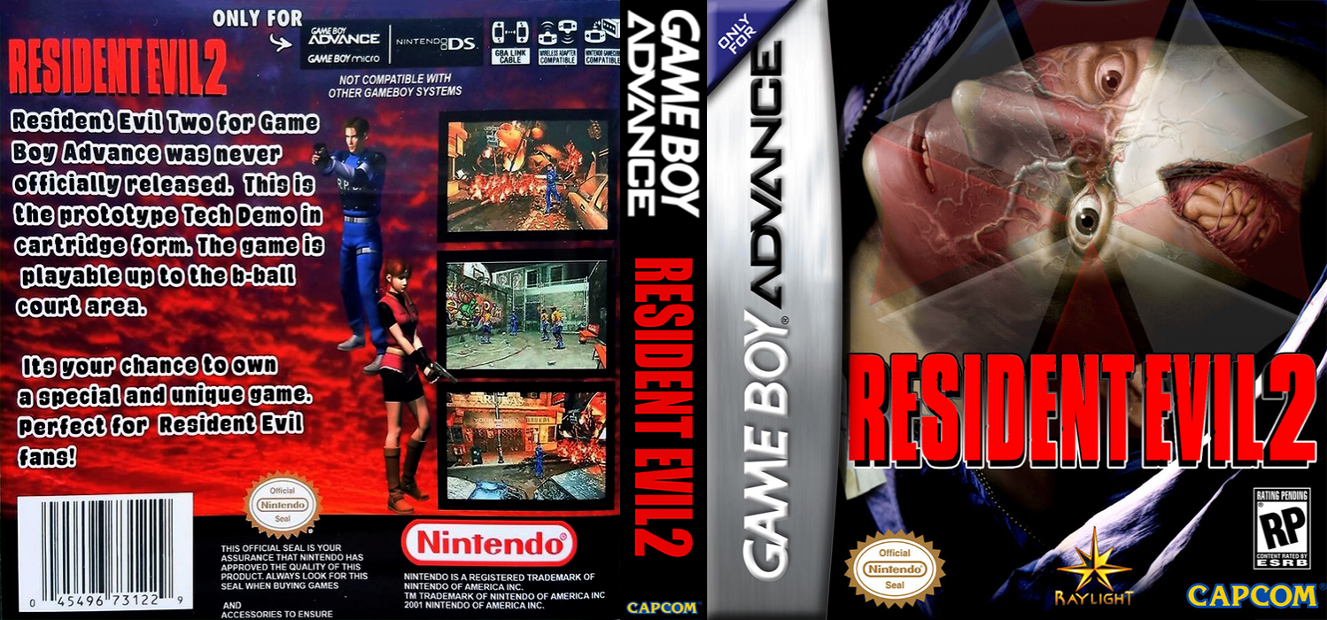 Resident Evil 2 — box-texture (US)