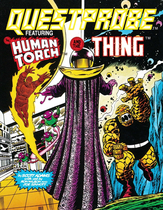 Questprobe Featuring The Human Torch And The Thing — box-2D (FR)